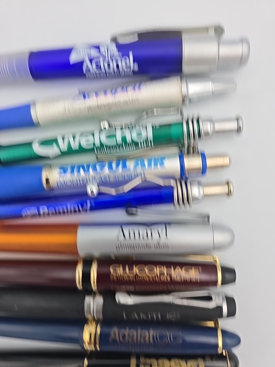 Lot 13 Pharmaceutical Drug Rep Advertisement Pens Lexapro Merck Diflucan Trovan