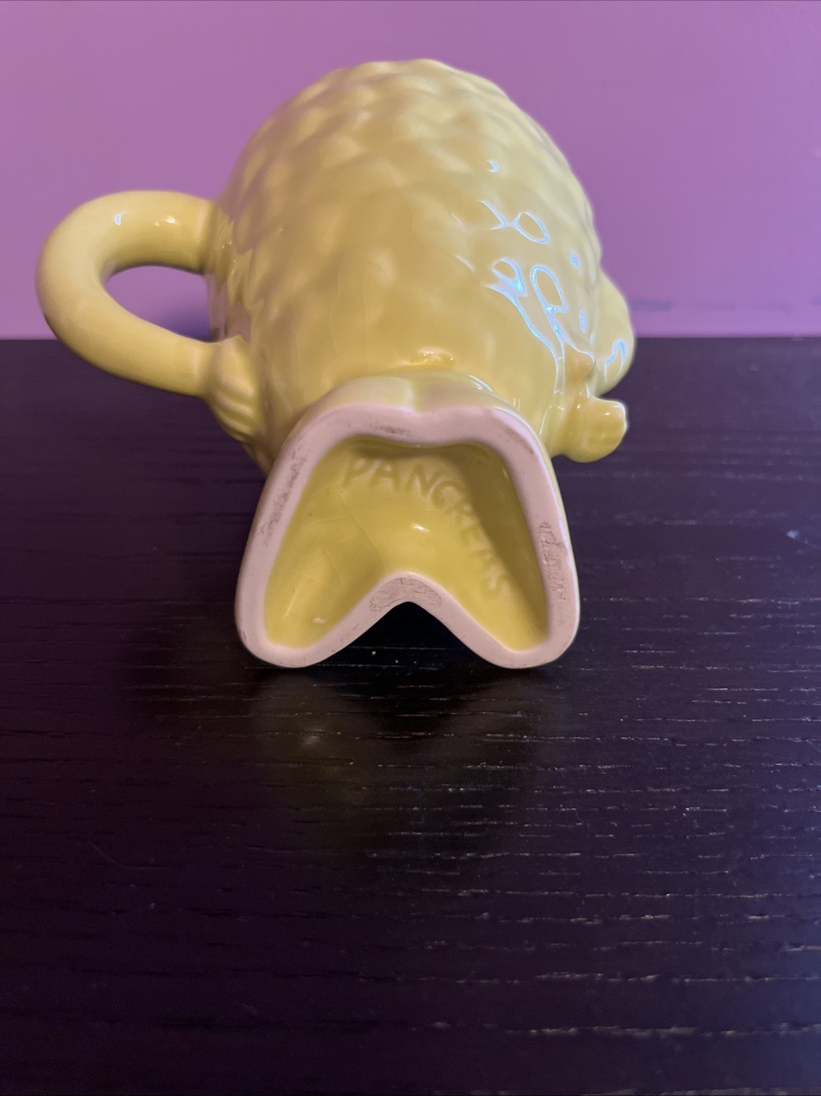 Vintage Actos Family Pharmaceutical Drug Rep Mug Pancreas Character Green