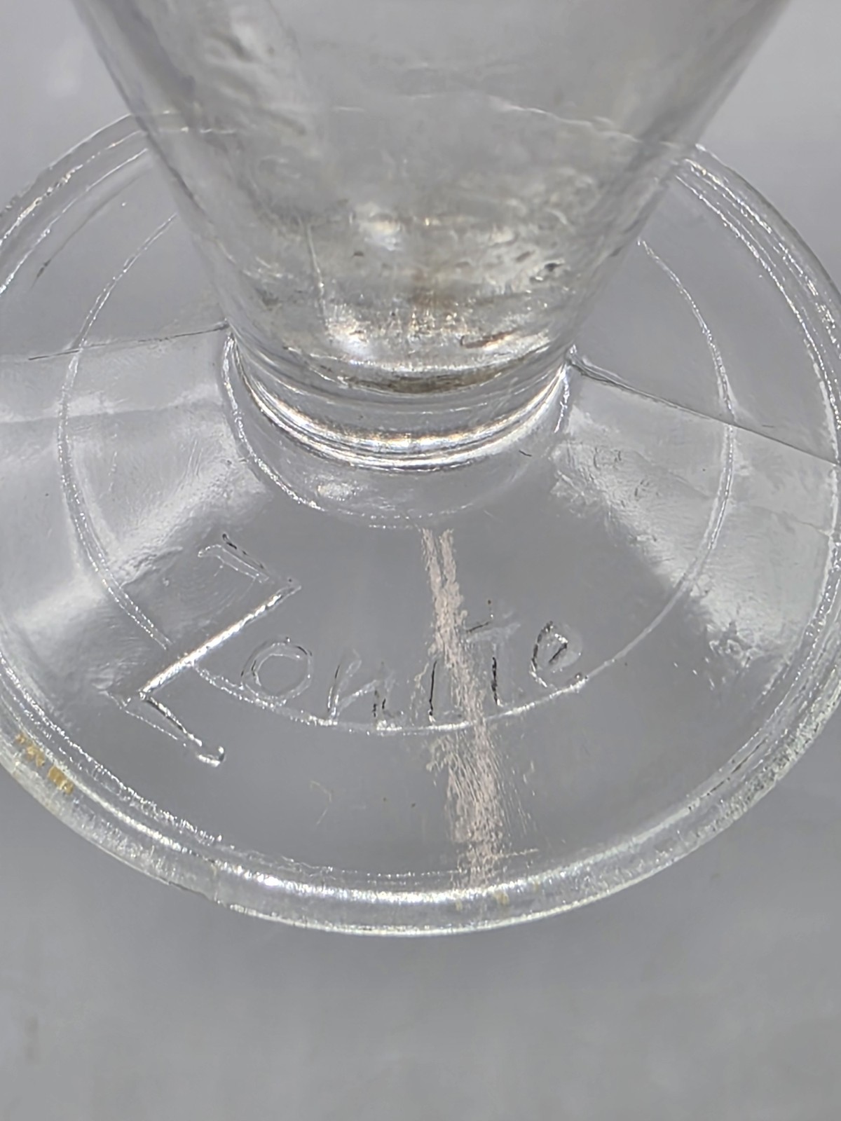 VINTAGE Zonite 3.5″ Clear Glass 2 TBSP Apothecary Measuring Beaker