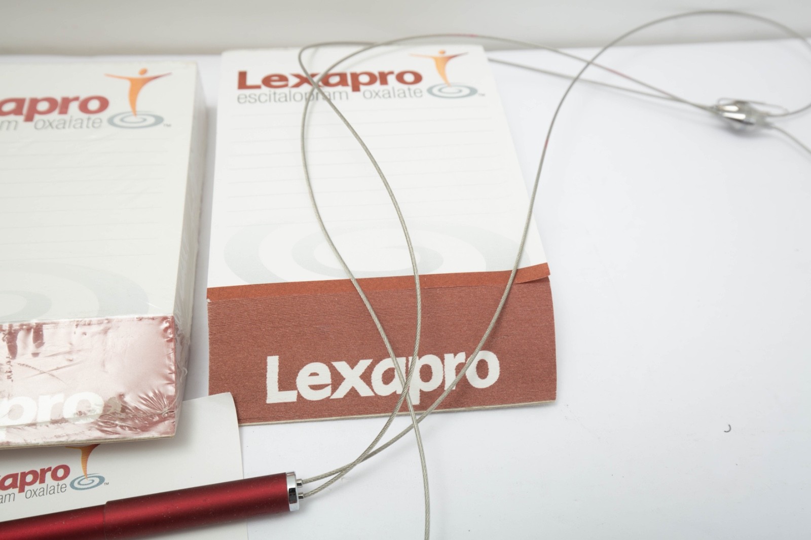 Lexapro Pen Notepad Drug Rep Pharmaceutical Promo Advertising Lot Pharmacy