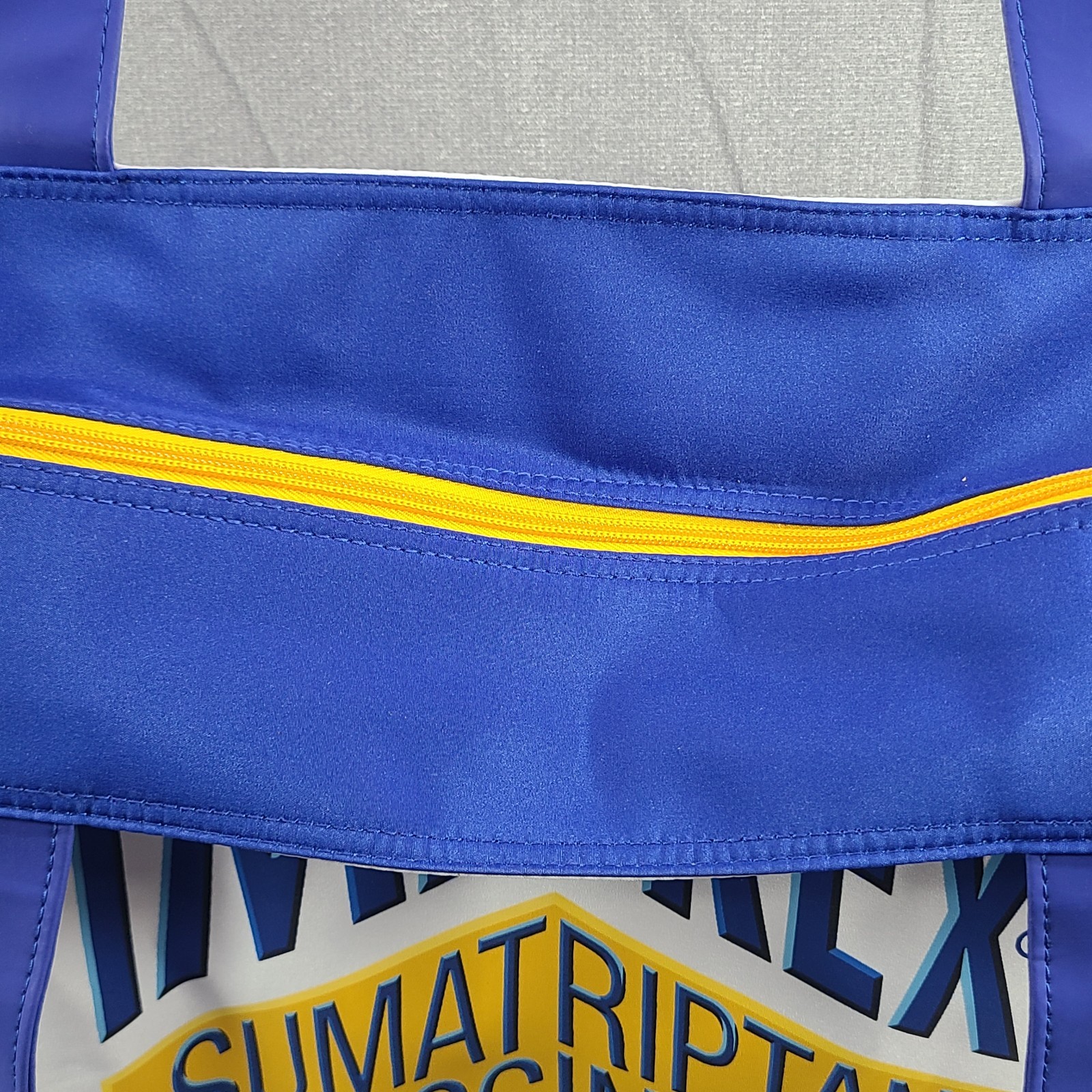 Imitrex Pharmaceutical Tote Bag Heavy Duty Large Drug Rep Promo Zipper Closure