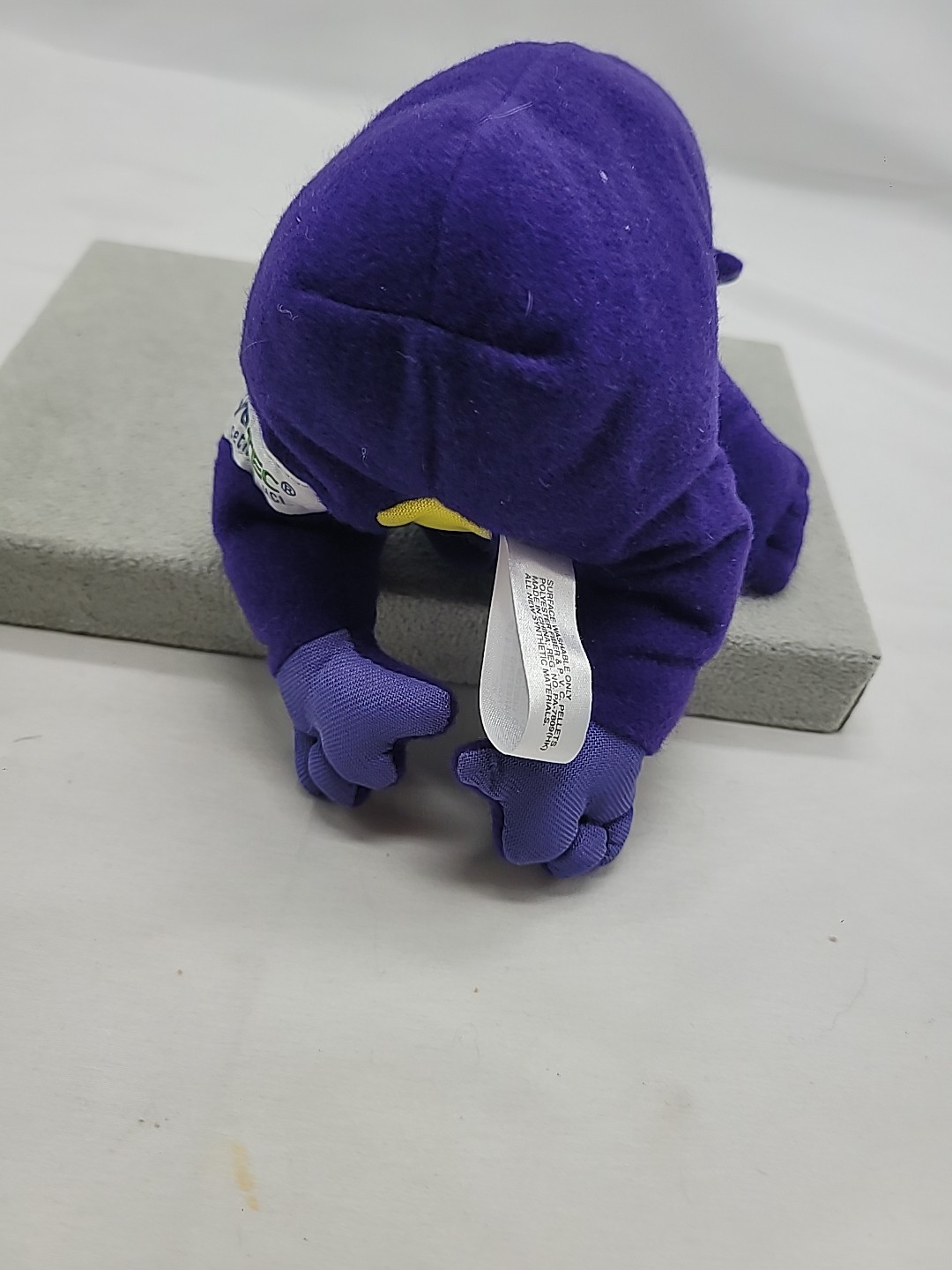 Zyrtec Purple Gorilla Plush Beanbag Toy Advertising Promo Pharmac Monkey 6″ 1998