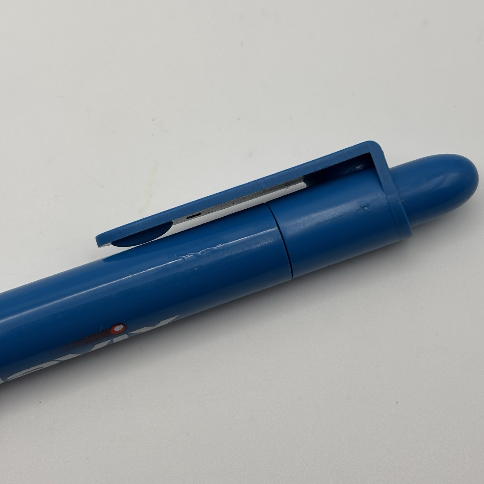 Vtg PLAVIX Drug Rep Pen Blue Retractable
