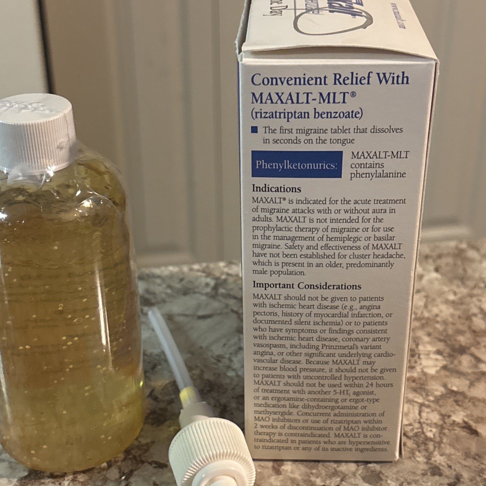 Merck Maxalt Rizatriptan Benzonate Pharmaceutical Drug Rep Hand Soap W/Pump New