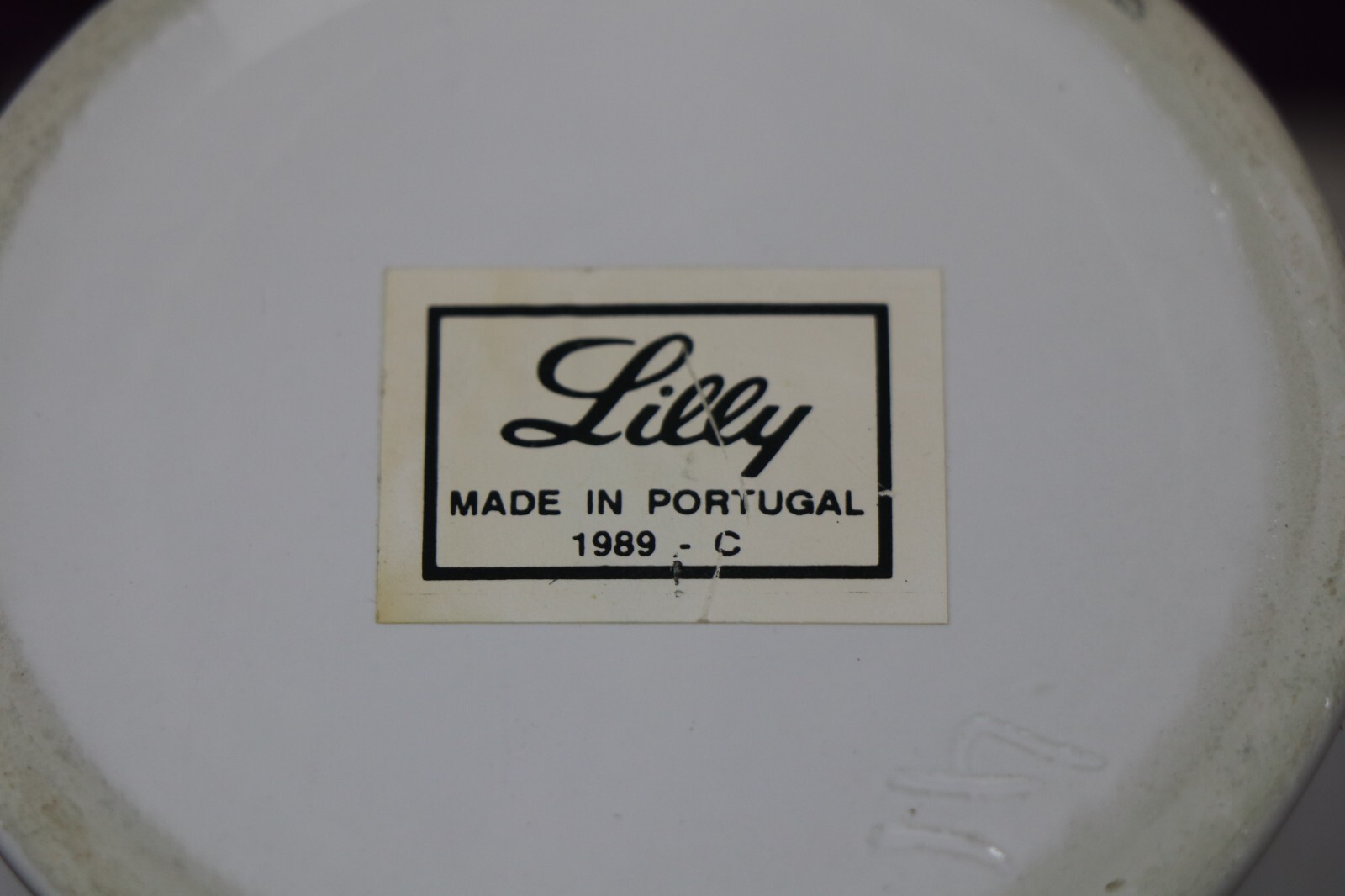 VINTAGE LILLY DRUG BLUE WHITE CERAMIC PHARMACY APOTHECARY JAR VASE U:CAELFUL:FO