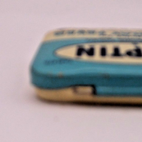 Vintage Kriptin Anti-Histamine Tablets Sm Metal Tin Whitehall Pharmaceutical NY