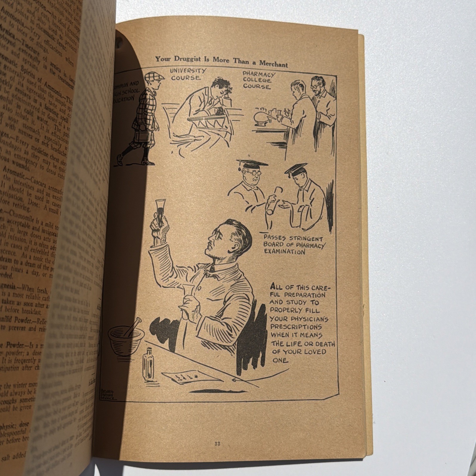 1933 NARD ALMANAC National Association Retail Druggists Pharmacist Pharmacy