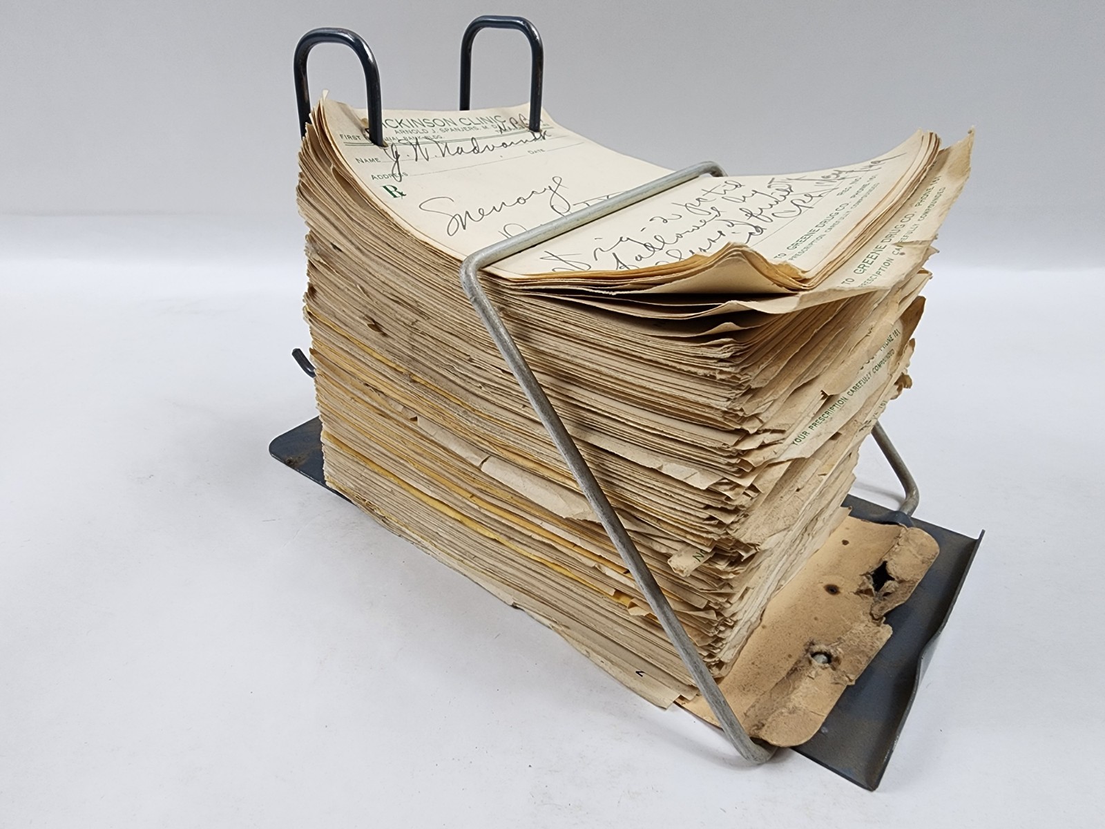 Prescription Atlas Rx Pad Paper Apothecary Druggist Pharmacy Medicine 1949