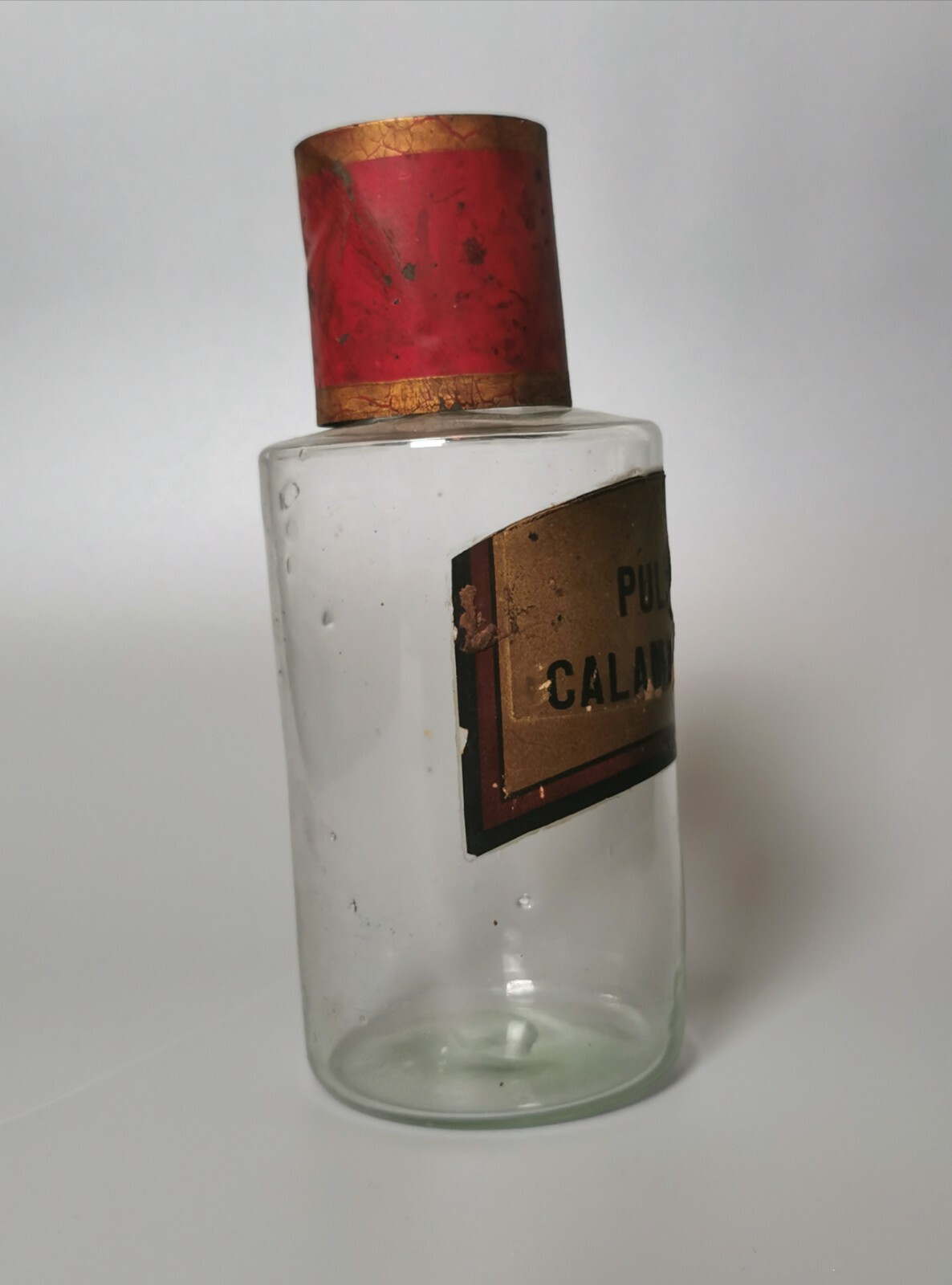 Antique Victorian apothecary bottle, large chemists bottle