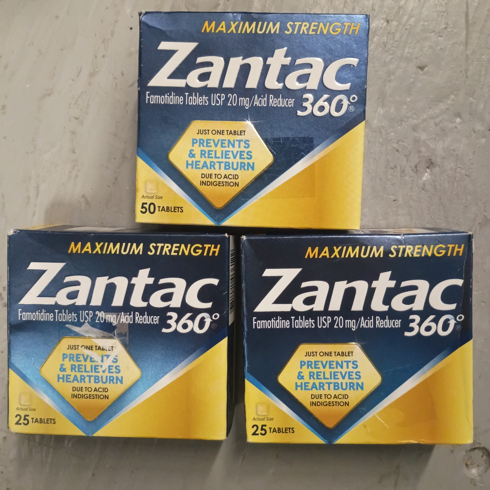 Zantac 360 Maximum Strength, 20Mg Tablets, 100 Ct (new/seled)