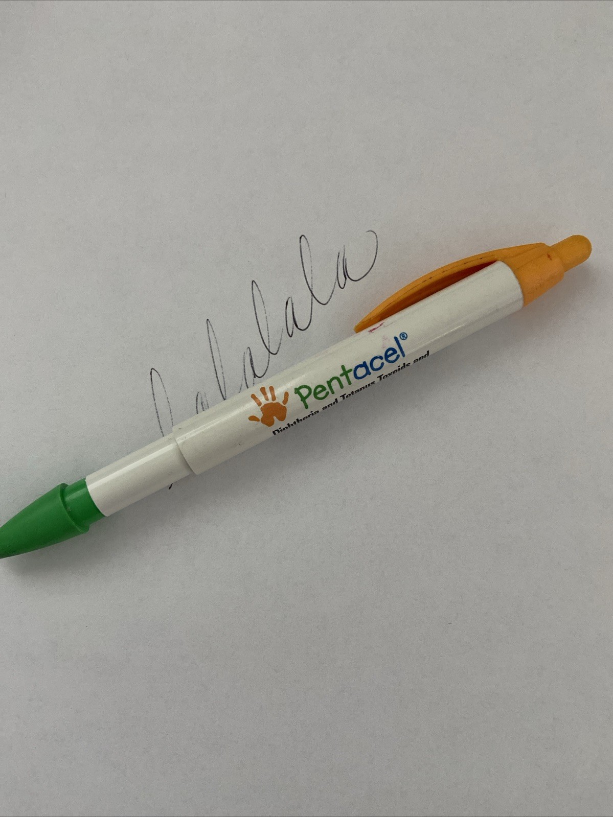 PENTACEL RARE Collectible Pharmaceutical Rep Pen Pre-owned Working Condition