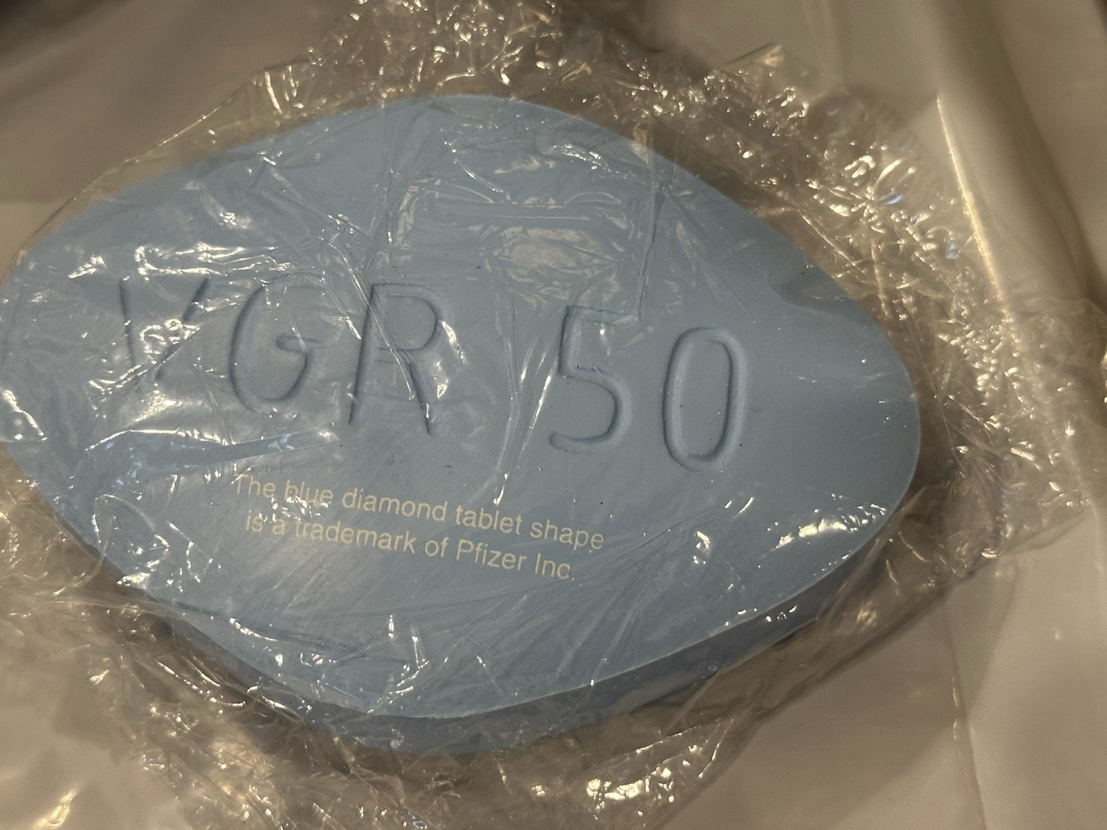 RARE Pfizer Viagra FOUR Blue Pill promotional Stress balls Pharmaceutical