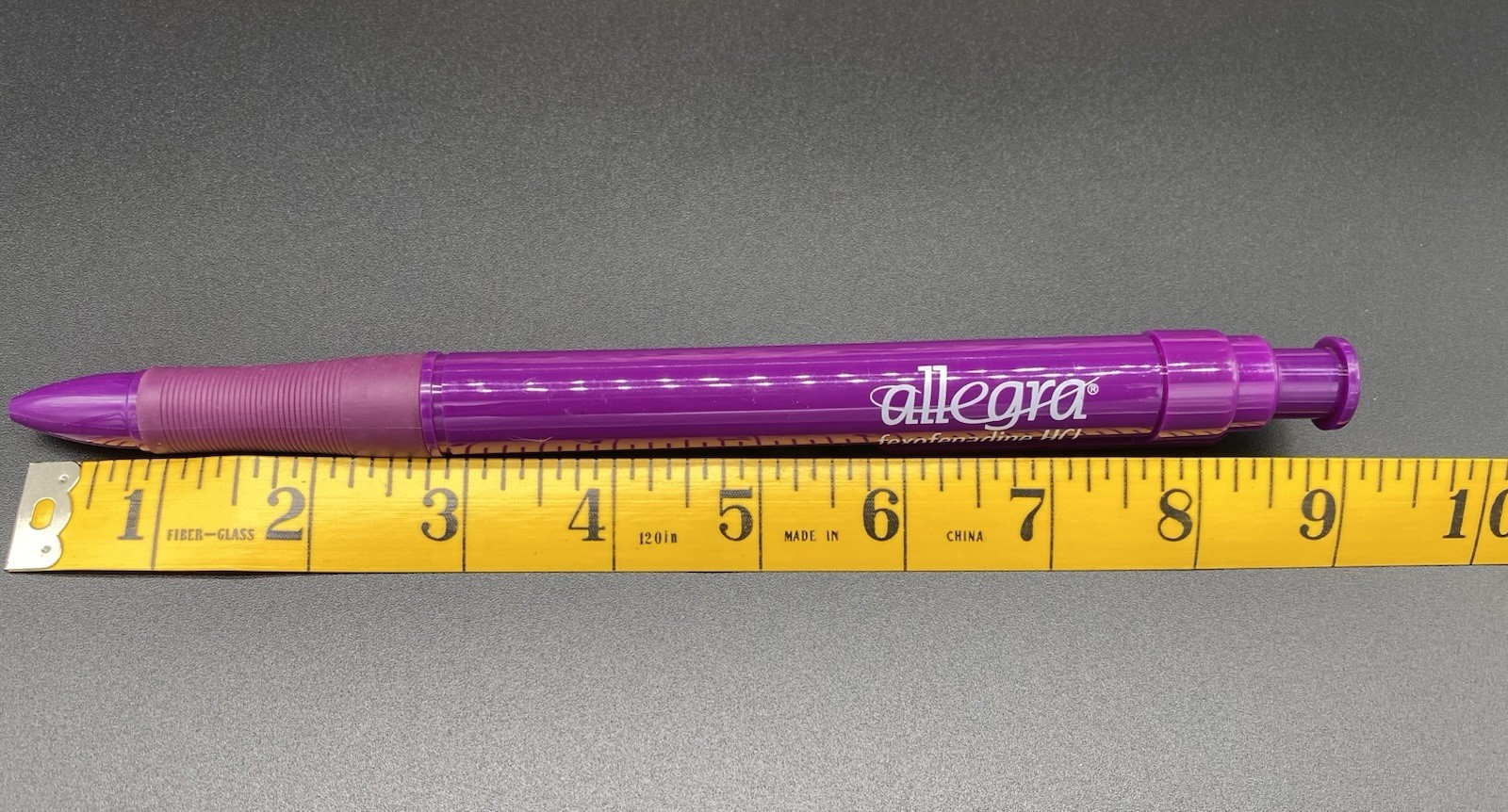 Large Oversized Novelty Allegra Pharma Rep Promo Pen 9 Inches Long