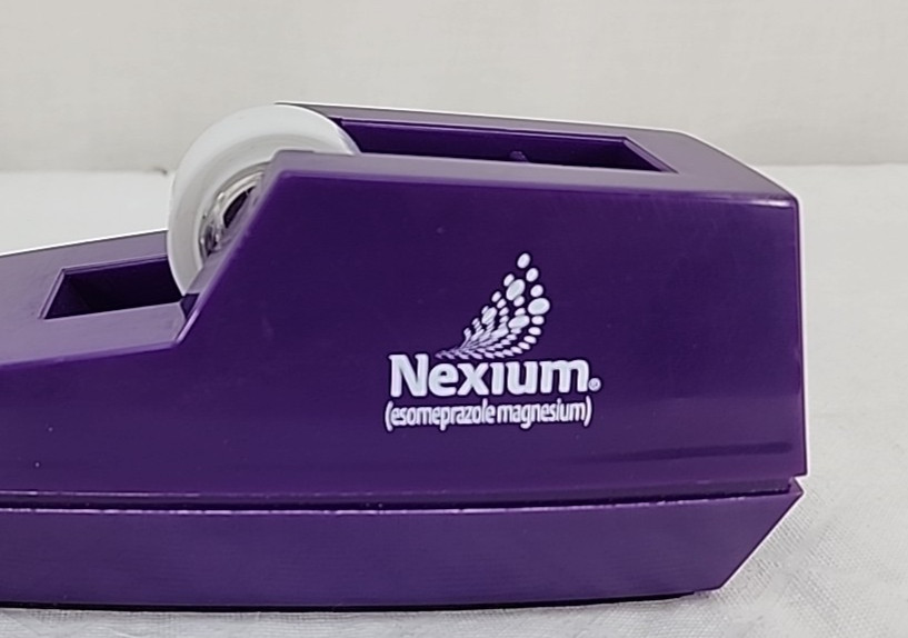 Drug Rep Pharmaceutical Promo Advertising Nexium Tape Dispenser & Pen Holder