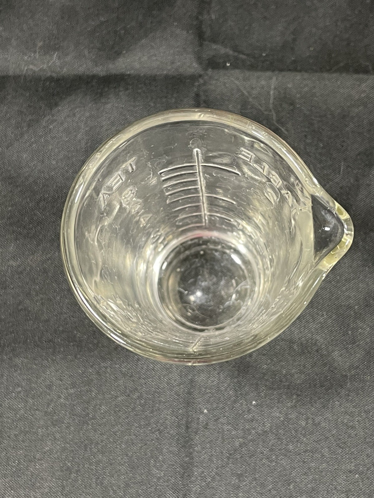 Vintage Apothecary Measuring Glass “Dessert” Marker Medicine Shot Glass