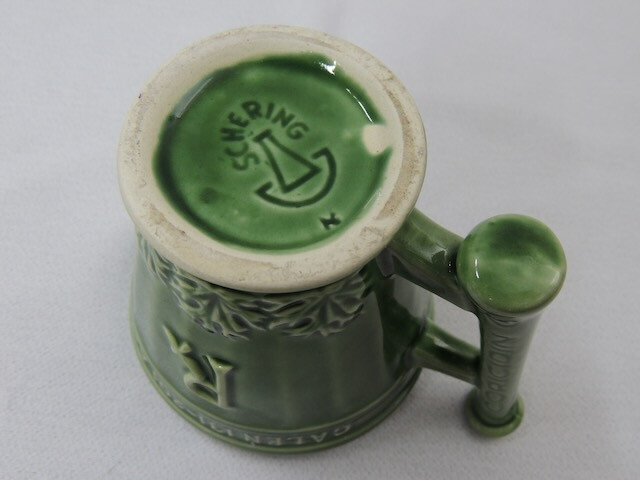 Vintage Signed McCoy Art Pottery GALEN Pharmacy Mortar & Pestle Mug for SCHERING