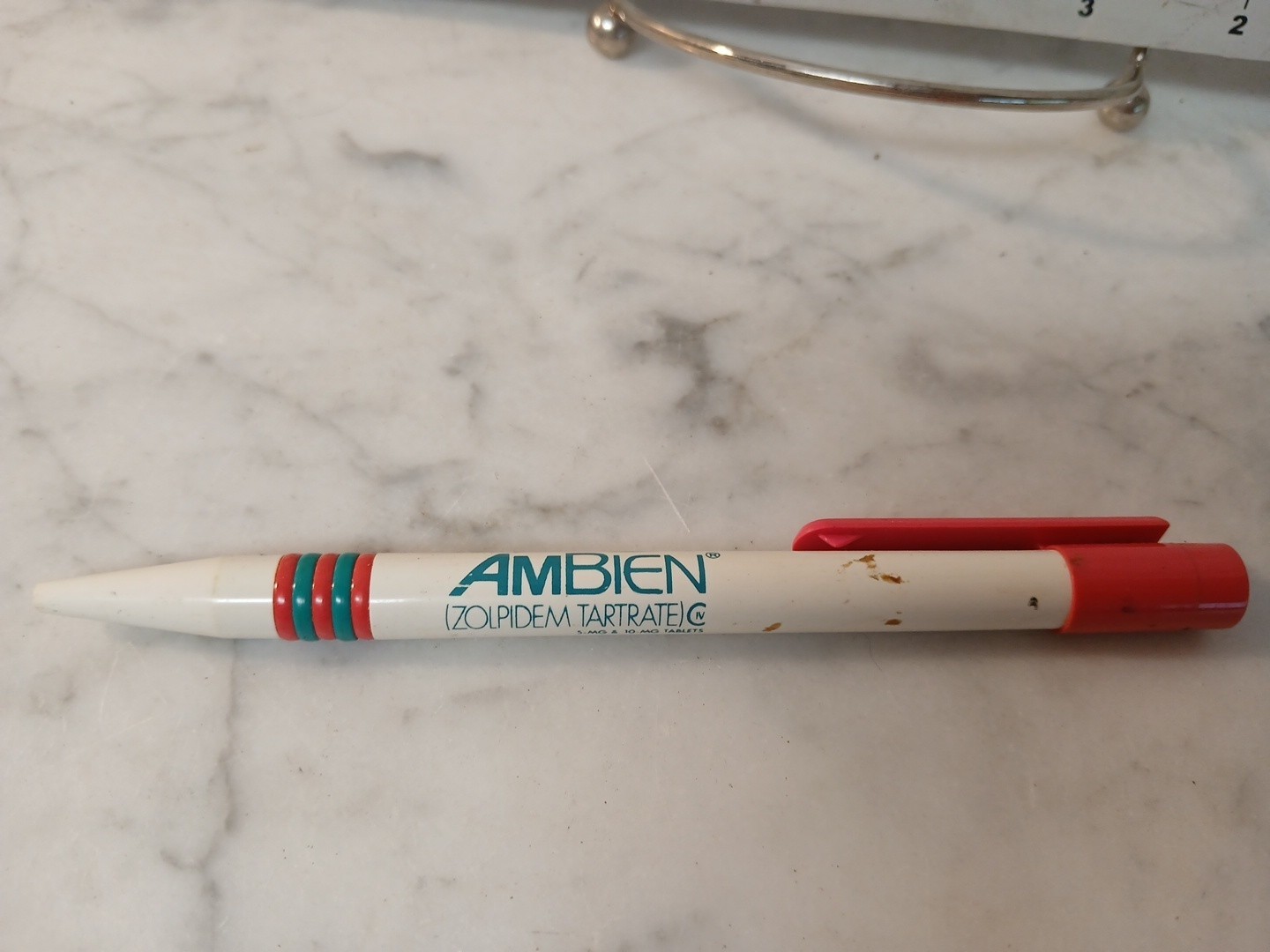 Vintage 90s AMBIEN Drug Rep Pen Pharmaceutical Pharma Medical Promo