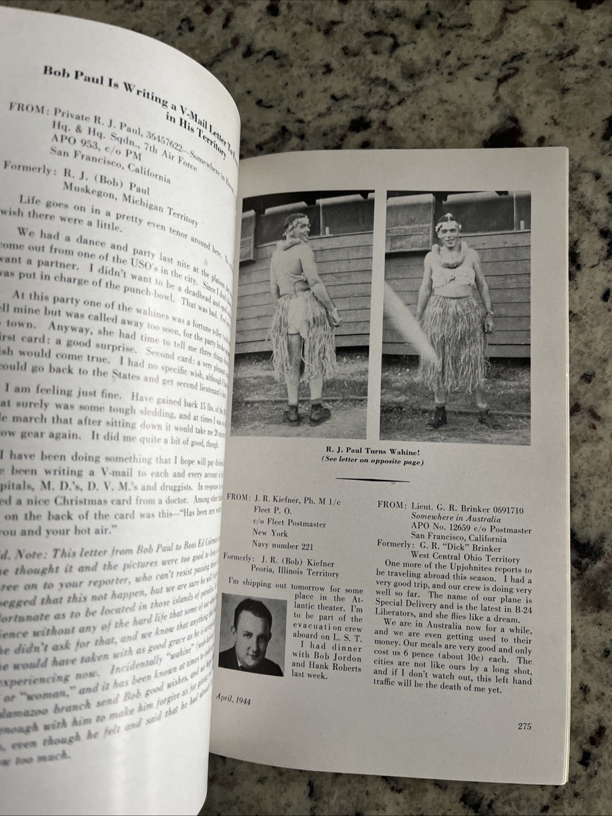 Vintage 1944 WWII Wound Tablets Upjohn Pharmaceuticals Employee Magazine Unicap