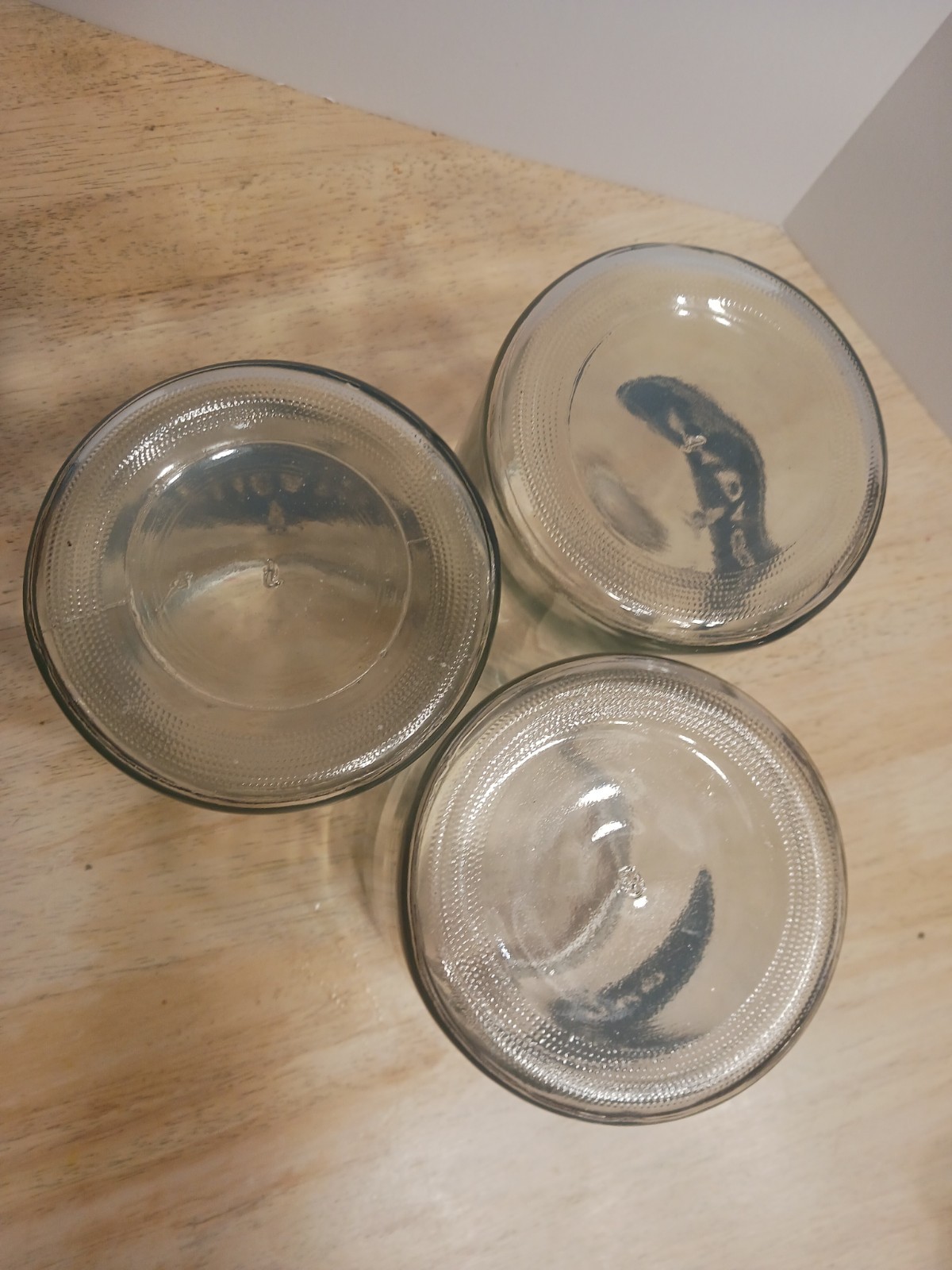VTG PROFEX ’40s-’50s Glass Apothecary Dental Jar Containers Medical USA Set Of 3