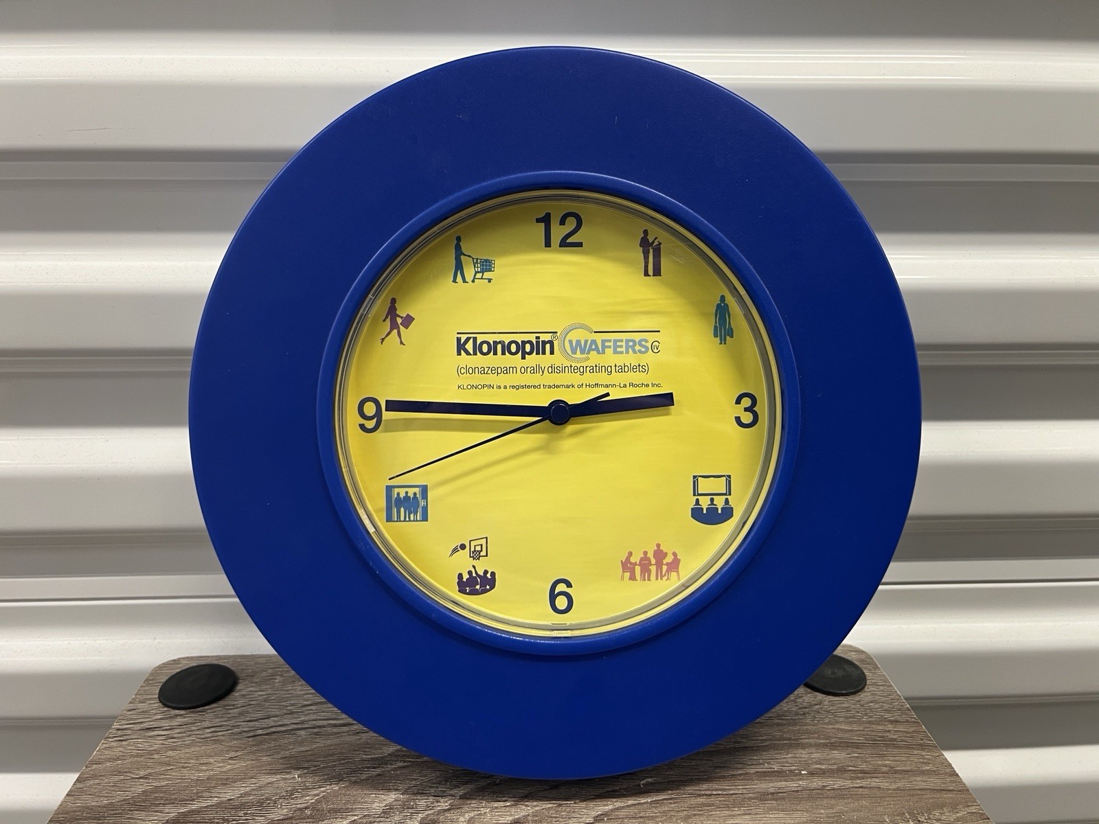 Klonopin Clock Drug Advertising Clonazepam Wafers Drug Clock Marketing Rare