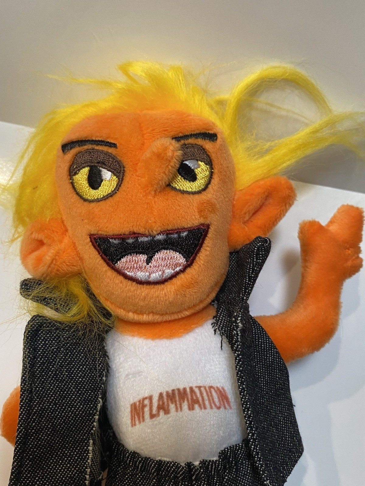 NEW RARE PROMO XIIDRA INFLAMMATION VILLAIN PHARMACEUTICAL REP STUFFED PLUSH TOY