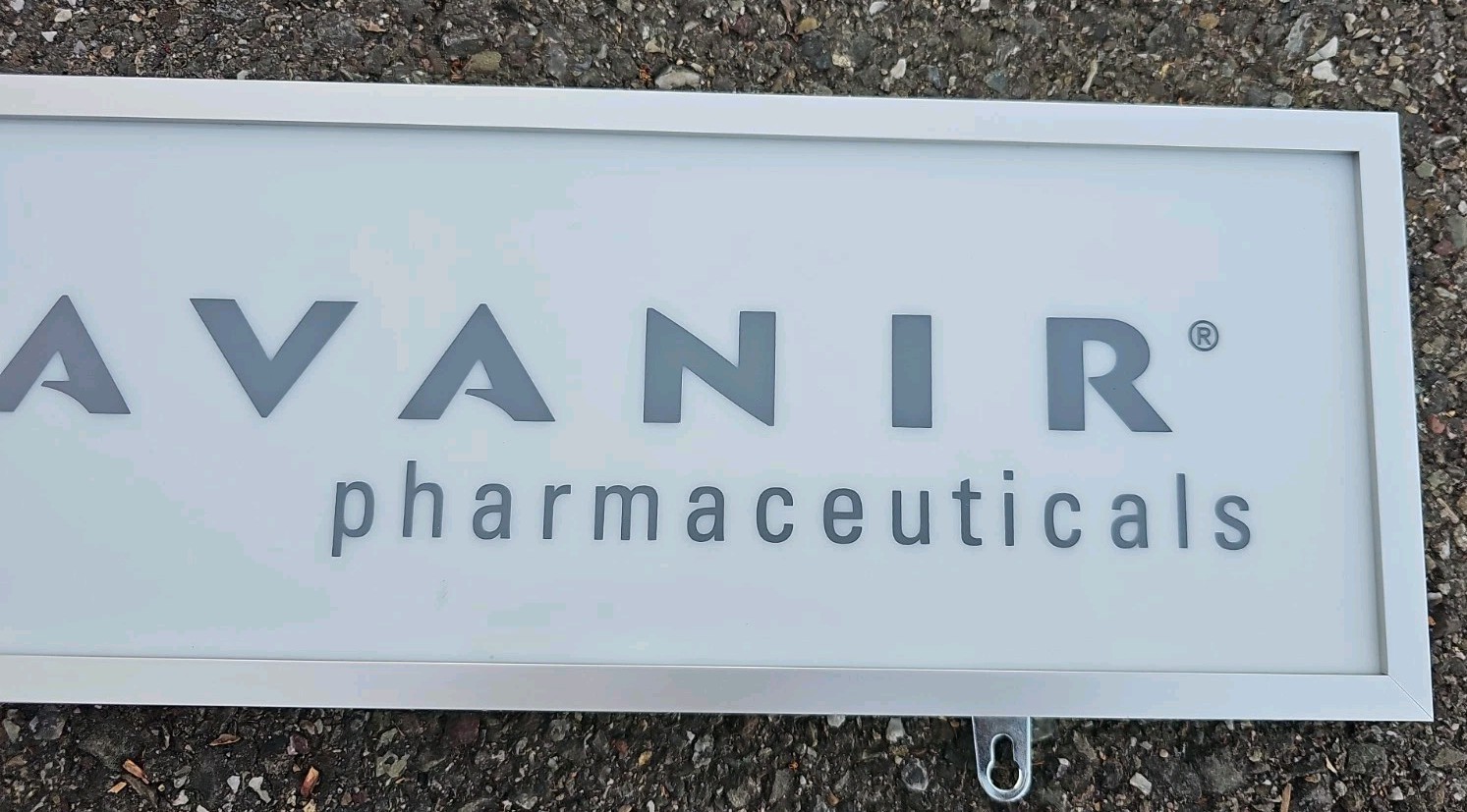 Avanir Pharmaceuticals Wall Sign Drug Rep Medical Office Display 20×6