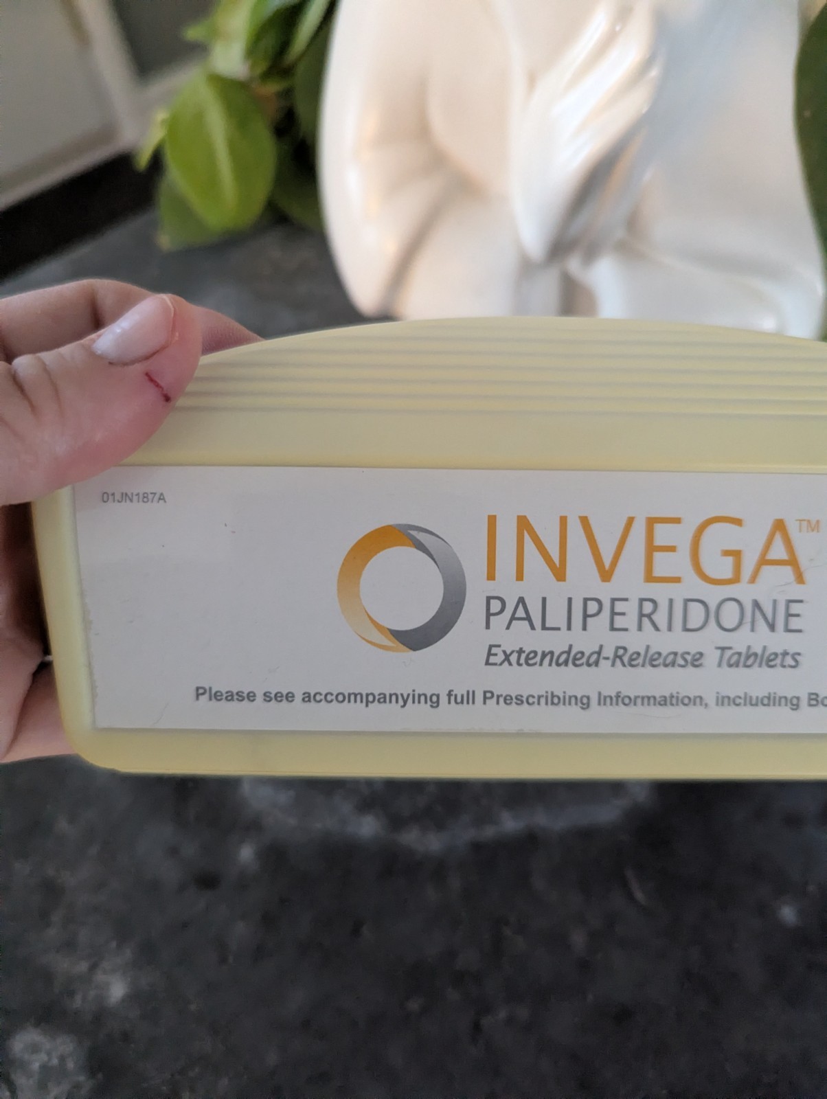 Vintage 90s Pharmaceutical Drug Rep Invega Magnetic Clip For Papers Chips