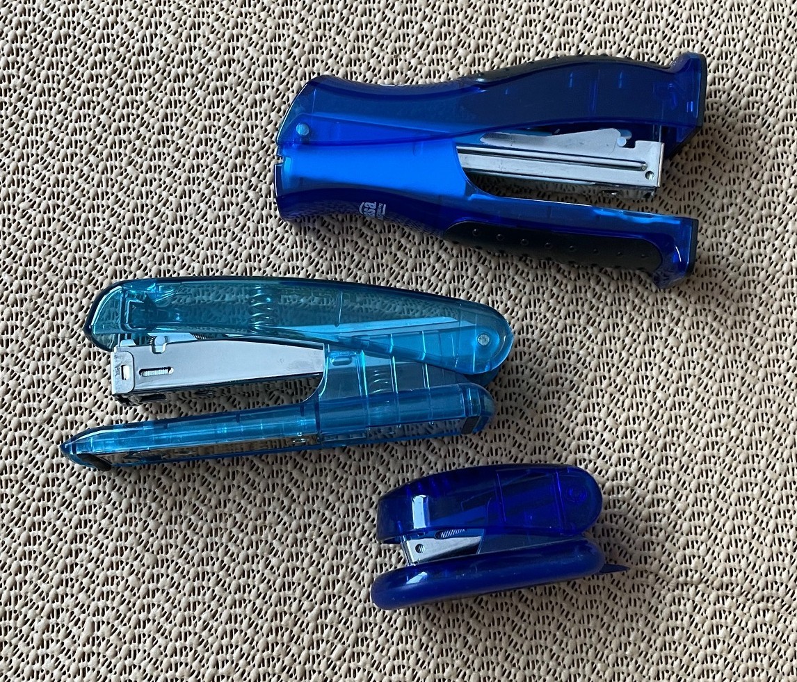 Pharmaceutical Advertising Staplers, Gently Used. Asacol/Zelnorm/Canasa Set of 3
