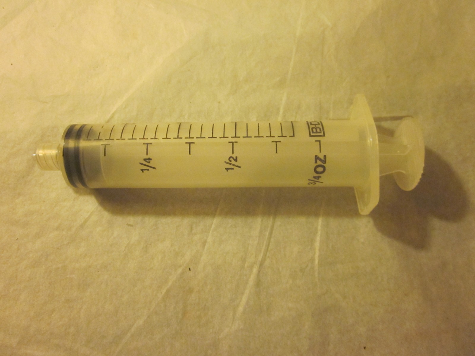 B-D 20 CC Plastic Syringe New Old Stock