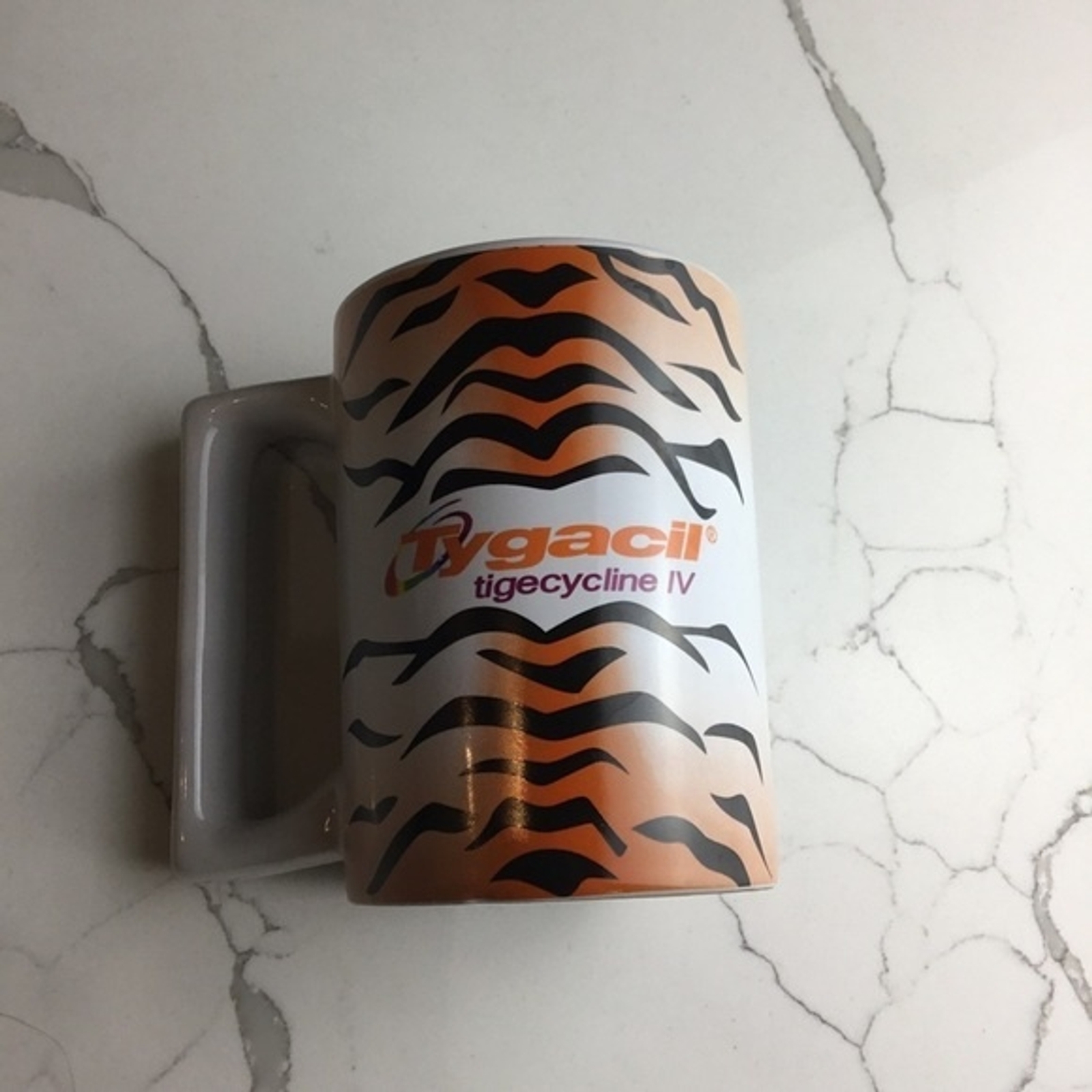 Tygacil Pharmaceuticals Drug Rep Ceramic Coffee Mug Cup Collectable 14 Oz