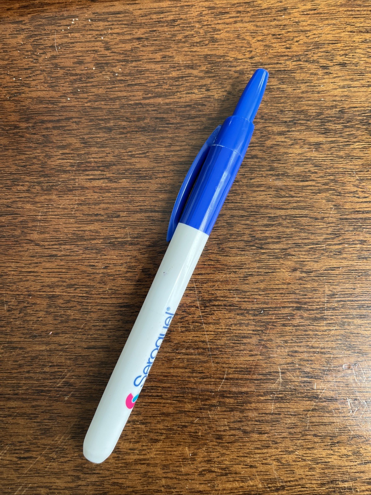 Drug Rep SEROQUEL Collectible Sharpie Permanent Marker Pharmaceutical Pen Works