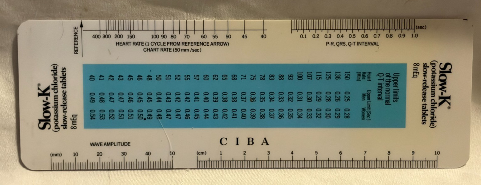 Lot of 5 Pharmaceutical Drug Rulers – Slow-K – NDM – Asbron – Vistaril