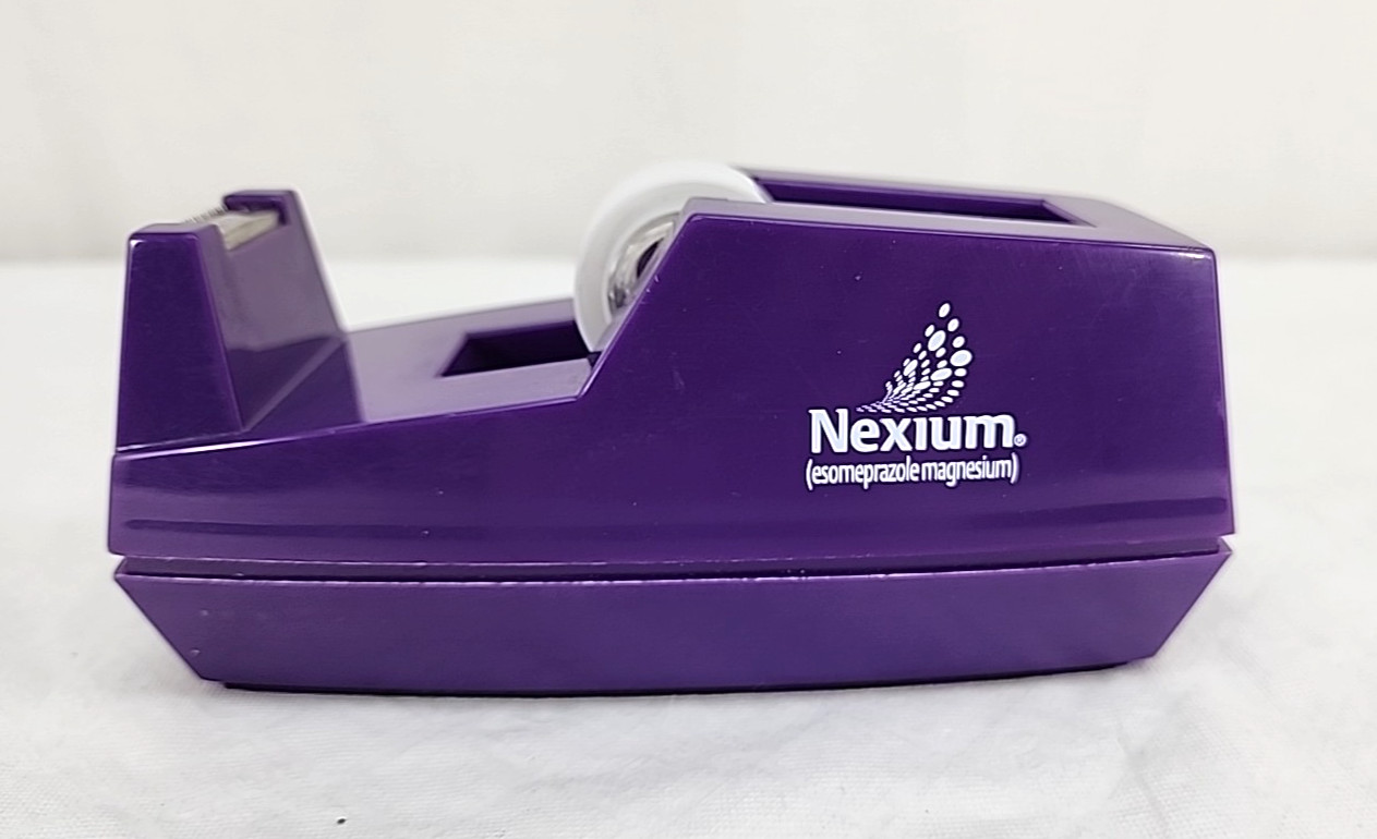 Drug Rep Pharmaceutical Promo Advertising Nexium Tape Dispenser & Pen Holder