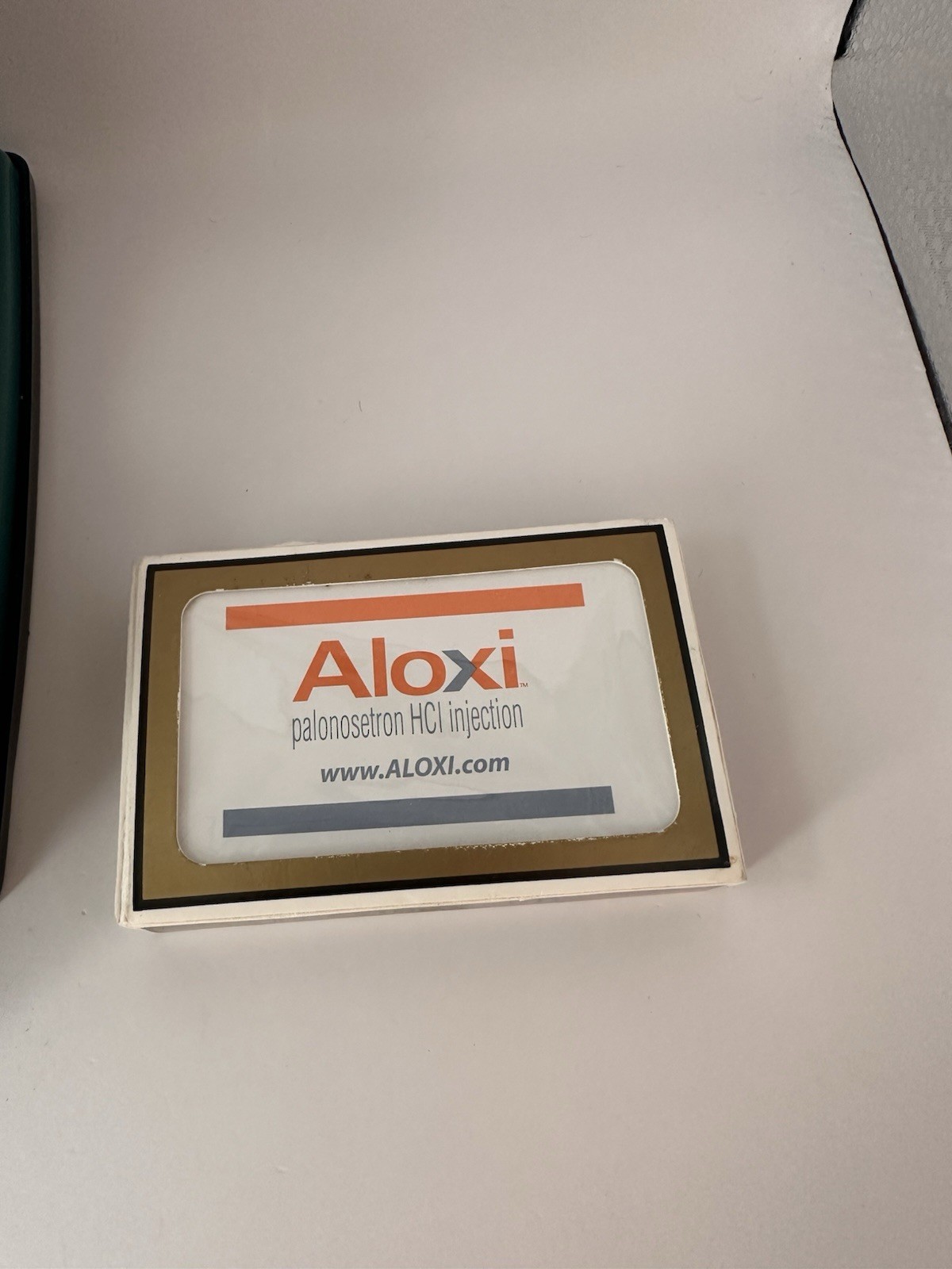 Pharmaceutical Advertising Lot Namenda Hole Punch & Aloxi Playing Cards