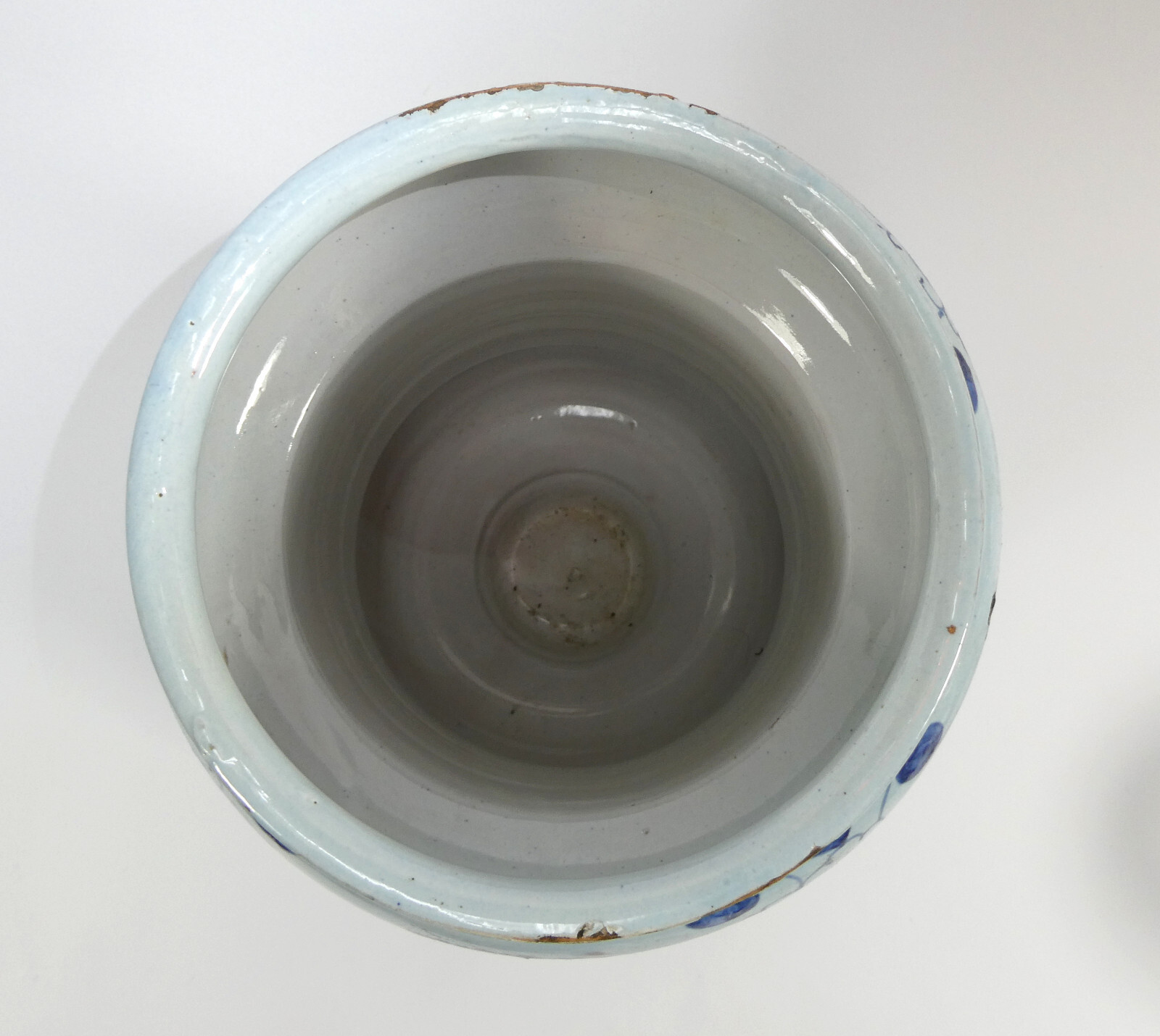 Faience Pharmacy Vessel Early 19th Century A-9