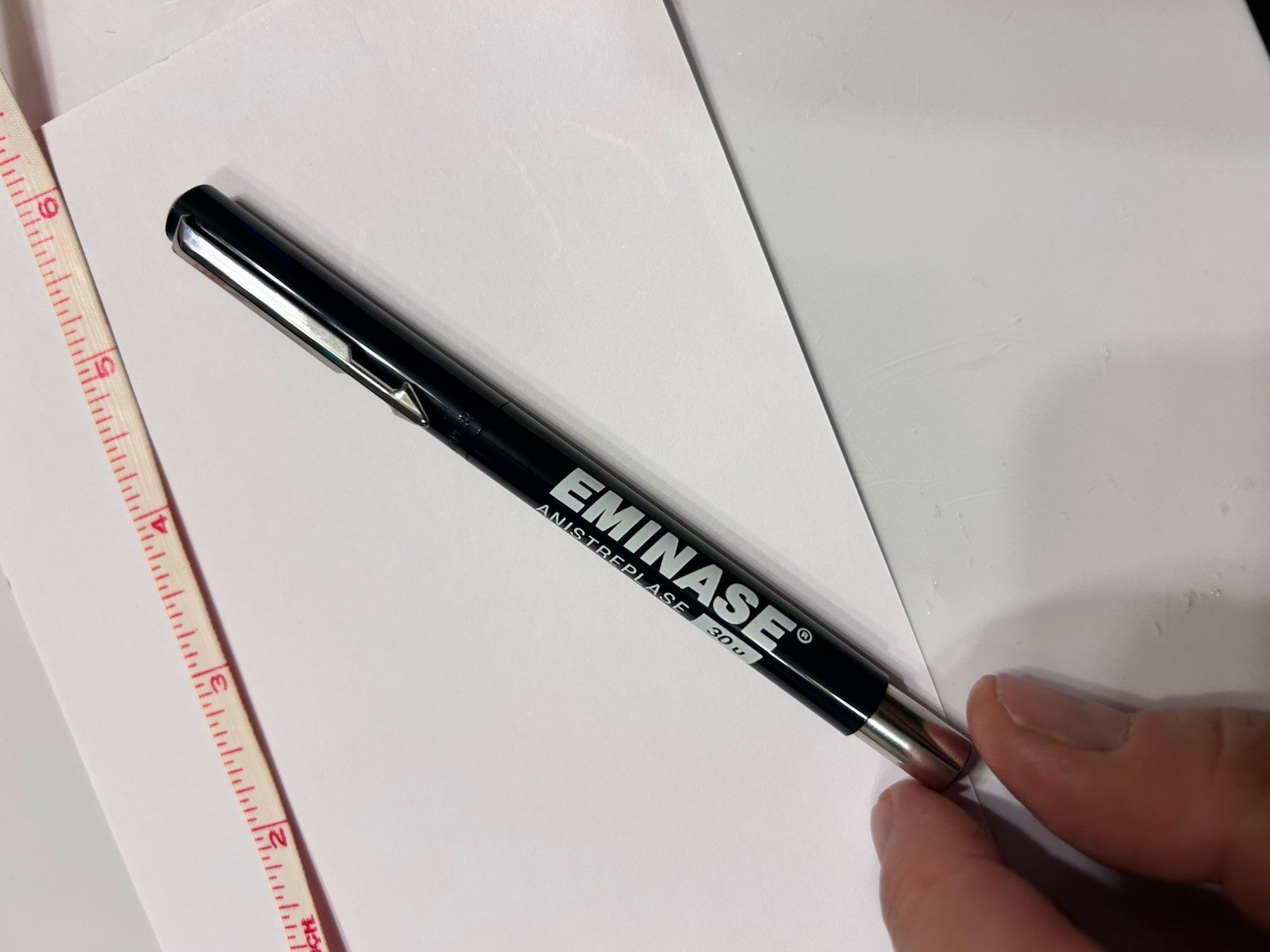EMINASE Anistreplase Parker Vector Pen Drug Rep Pharmaceutical Advertising