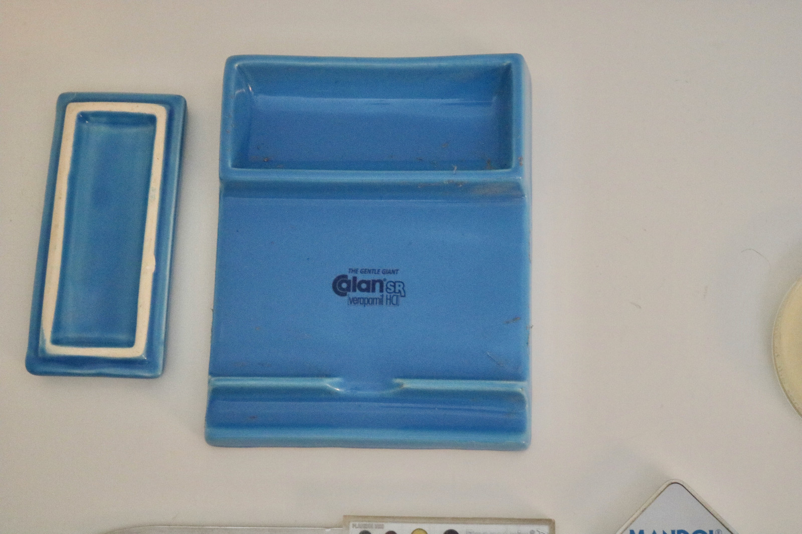 vintage pharmaceutical drug promo items lot Premarin Mandol Calan V-Cillin K