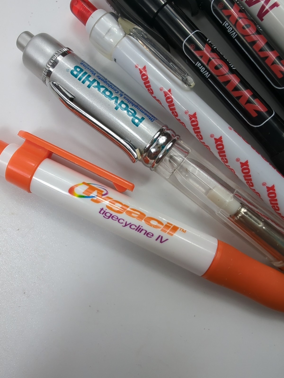 Lot of 7 Drug Rep Pharmaceutical Pens Pharma Medical Advertising Collectible