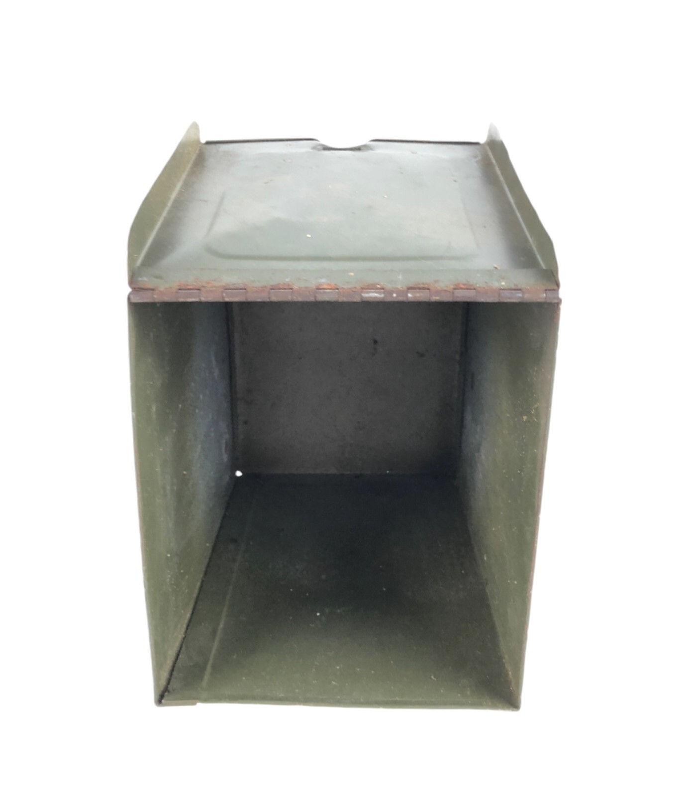 Vintage Phillips Prescription Metal File Box Columbia Drug Co 7.5 x 5.5 x 5.5″