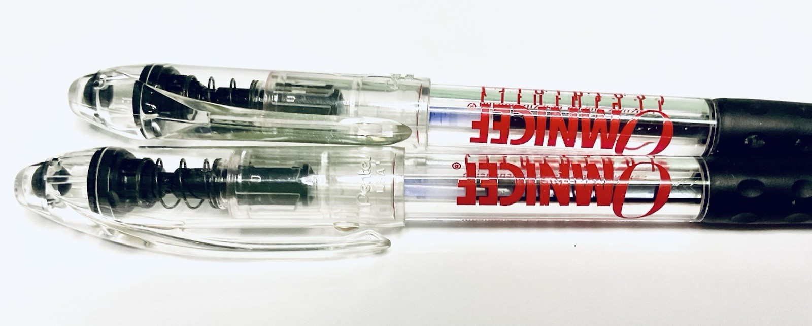 OMNICEF PHARMACEUTICAL REP PENS (2) RETRACTABLE REFILLABLE