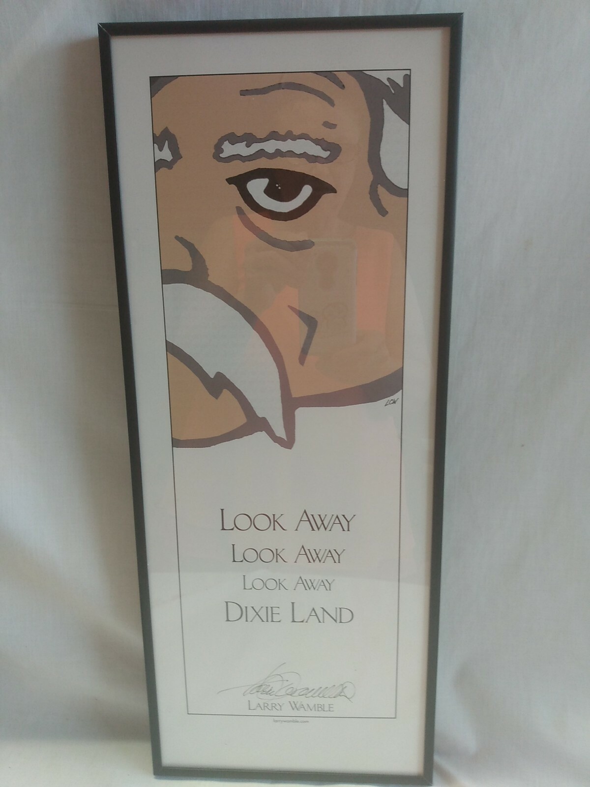 Larry Wamble Framed Dixie Land Signed Print