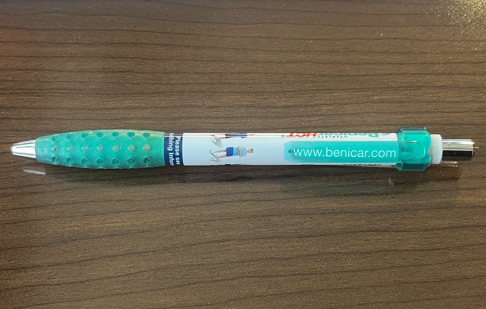 BENICAR HCT Pharmaceutical Pen – Working Condition – Turquoise and White