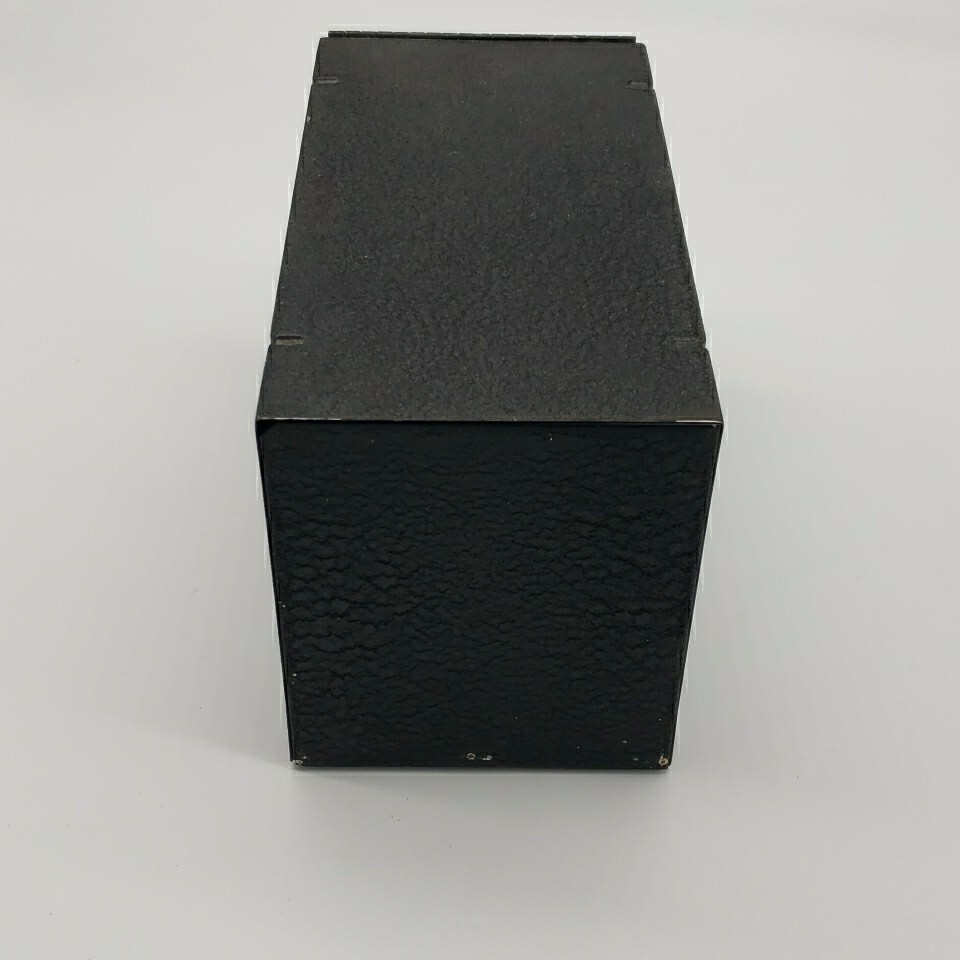 Vintage Talbott Pharmacy Metal RX File Box – Black Industrial Medical Decor