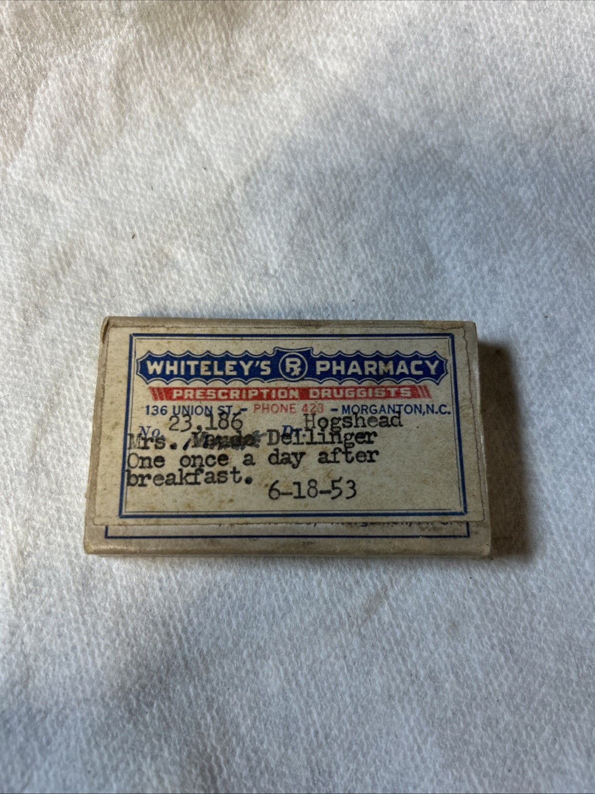 Whiteley’s Pharmacy Box