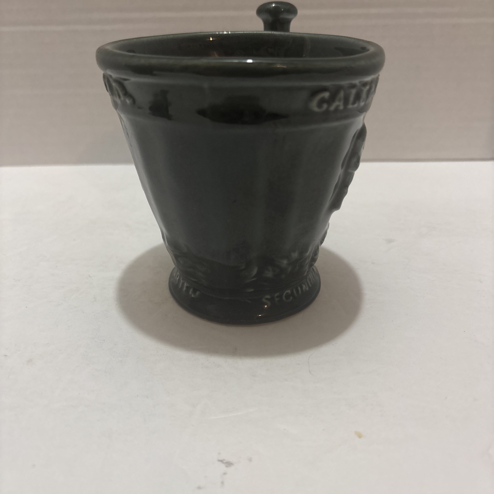 Vintage Schering Medicine Drug Store Ceramic Mug Pharmacy Rx Ad Display