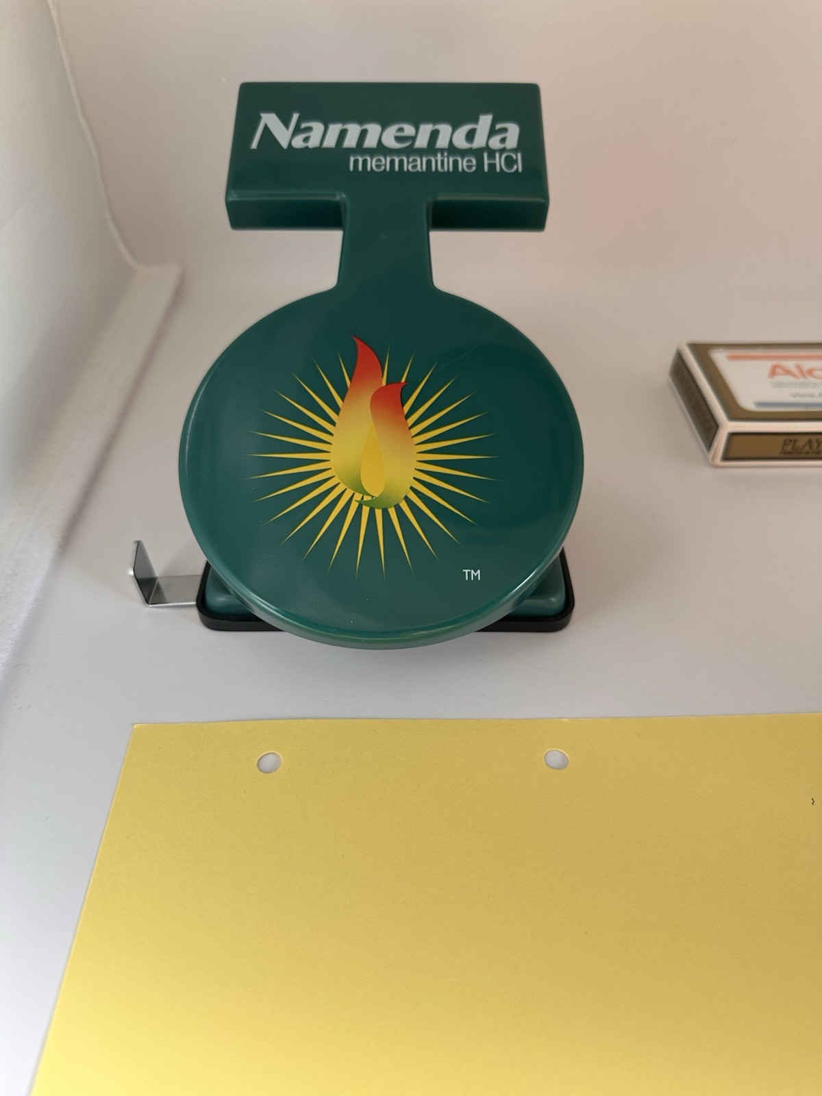 Pharmaceutical Advertising Lot Namenda Hole Punch & Aloxi Playing Cards
