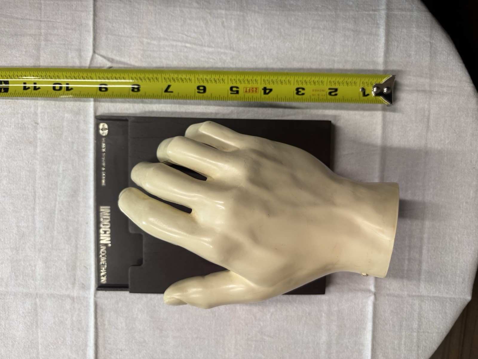 1967 MEDICAL HAND MODEL Anatomical Merck Sharp Dohme Indocin Advertising