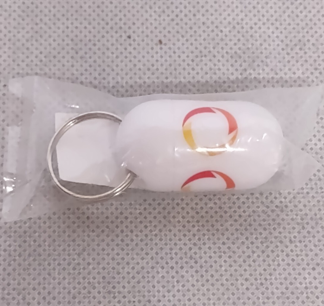 Famvir Pharmaceutical Pill Container Key Ring New Factory Sealed Package