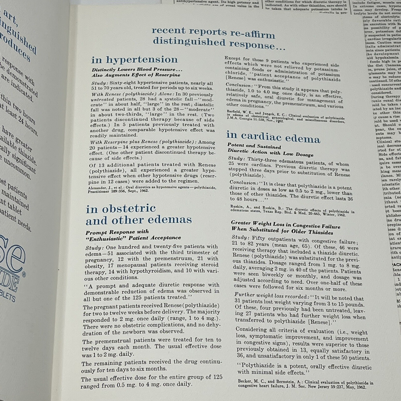 1963 Pfizer Renese Drug Advertising Distinguished Art Prints Brochure Lot Of 4
