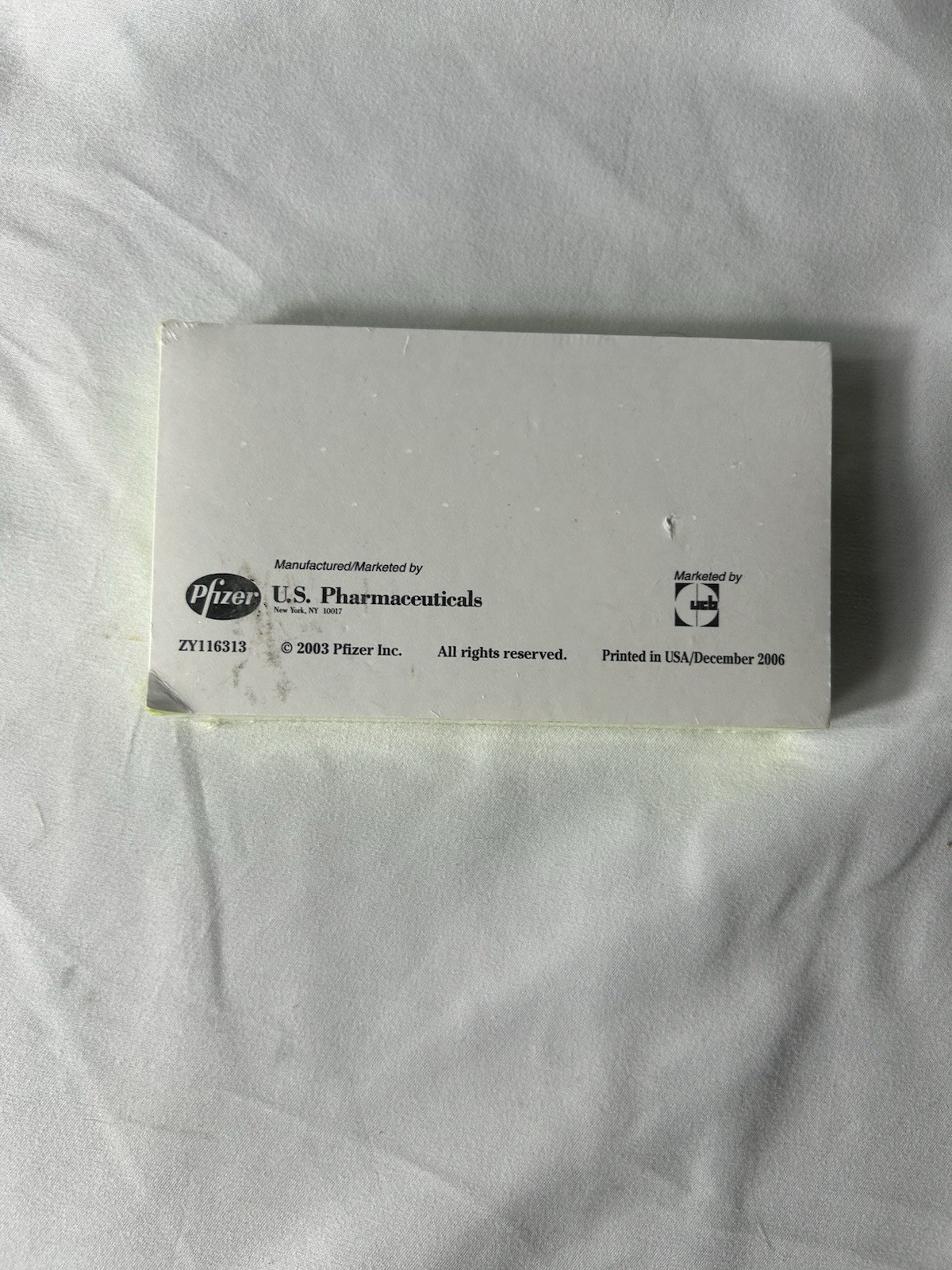 RARE 2006 Zyrtec Flashcards Sealed